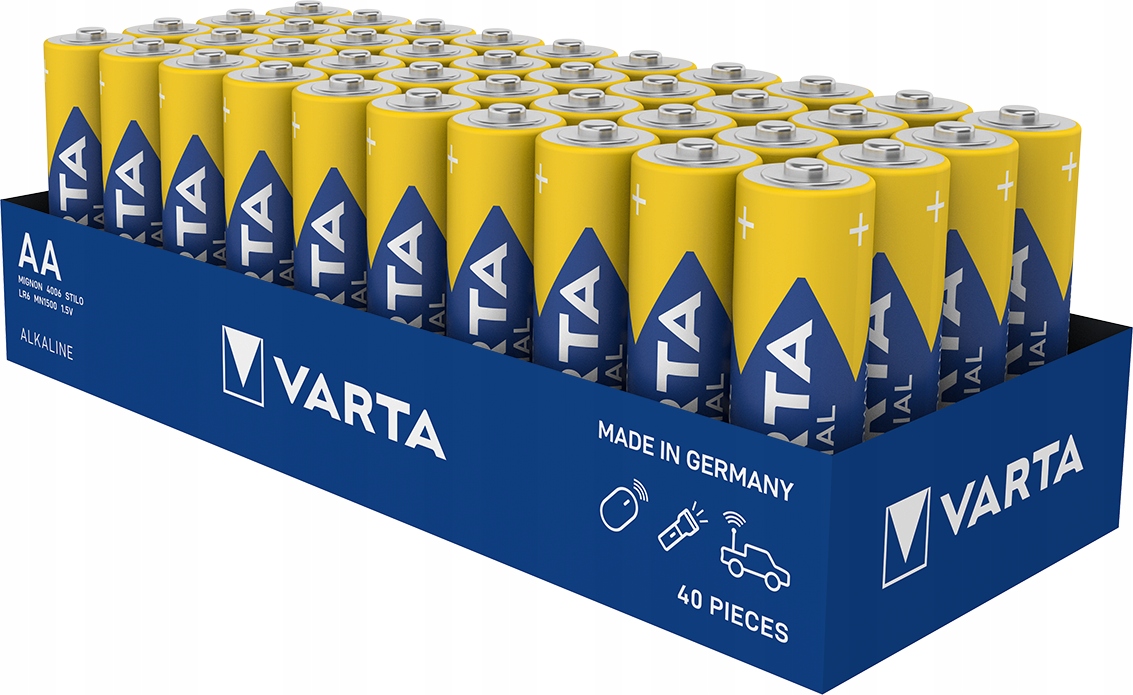 Varta AA alkalická batéria (R6) 40 ks.